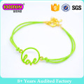 Fasihon Infinity Custom Logo Lederseil Lucky Sexy Charm Armband